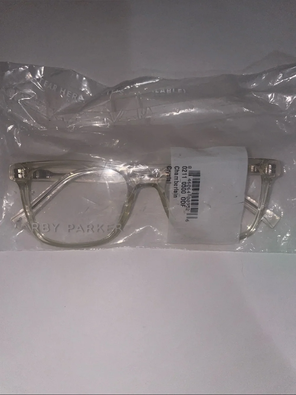 Warby Parker chamberlain crystal